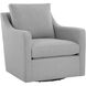 Brianna Liv Dove Swivel Lounge Chair, Swivel